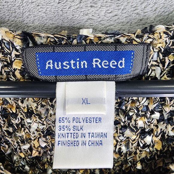 Womens Austin Reed Sleeveless Textured Tank Top Silk Blend Sleeveless Size XL - Picture 3 of 7